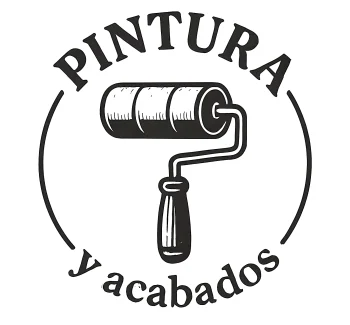 Logo en blanco y negro con paleta de albañil dentro de un círculo y el texto "Albañilería profesional".